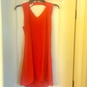 Slight, Asymmetrical Hemline Dress